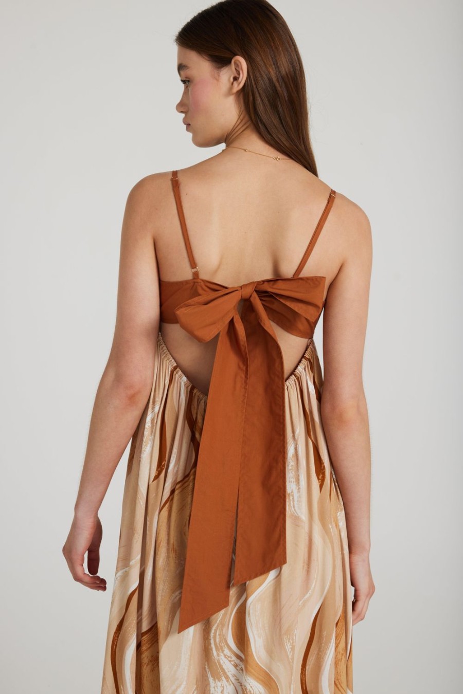 Dresses | Daisy Says Hanna Maxi - Fudge/Travertine