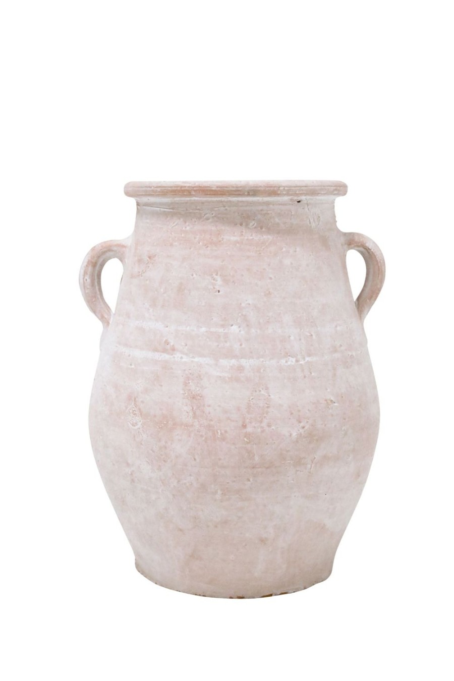 Pots, Planters & Vases | Robert Mark Adina Terracotta Pot 26Cm - White Wash