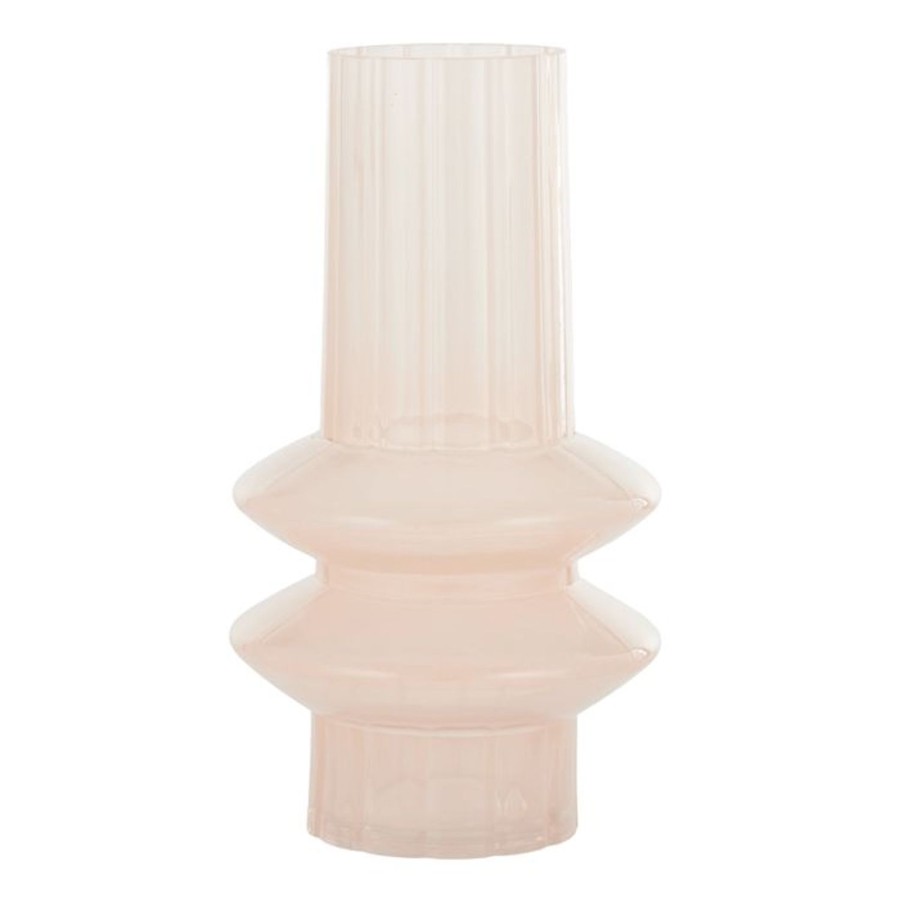 Pots, Planters & Vases | Coast To Coast Home Leyre Glass Vase - Milky Peach