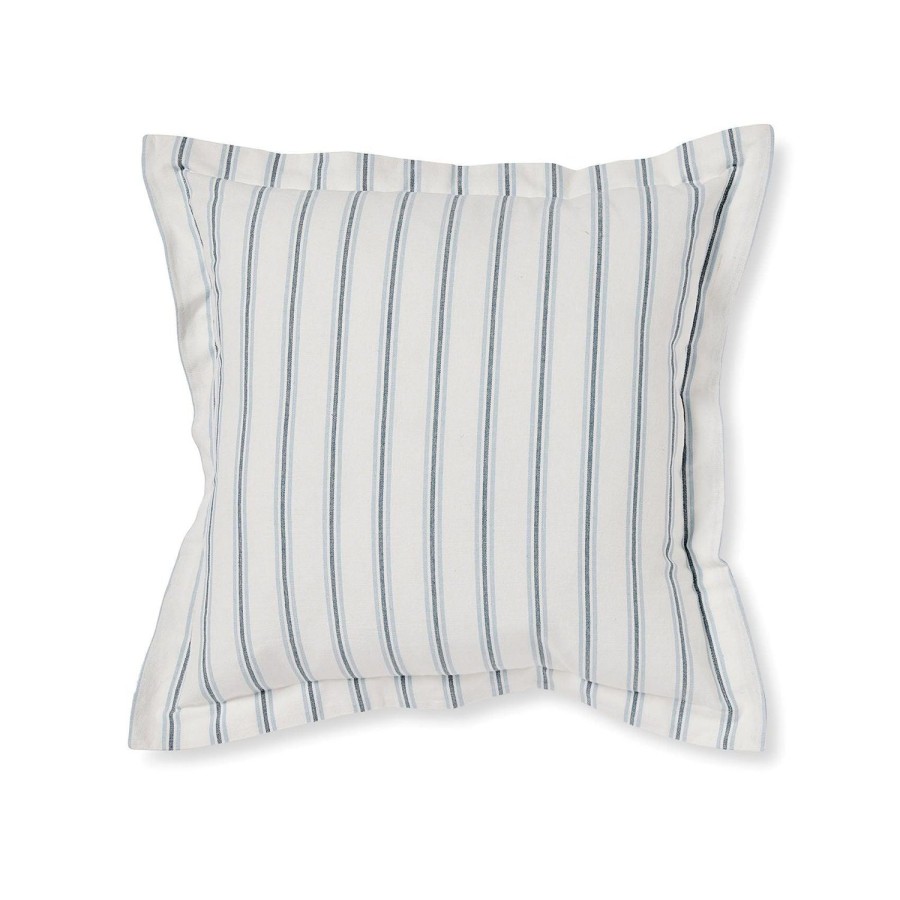 Soft Furnishings | Madras Link Capri Blue Stripe Cushion 50X50Cm