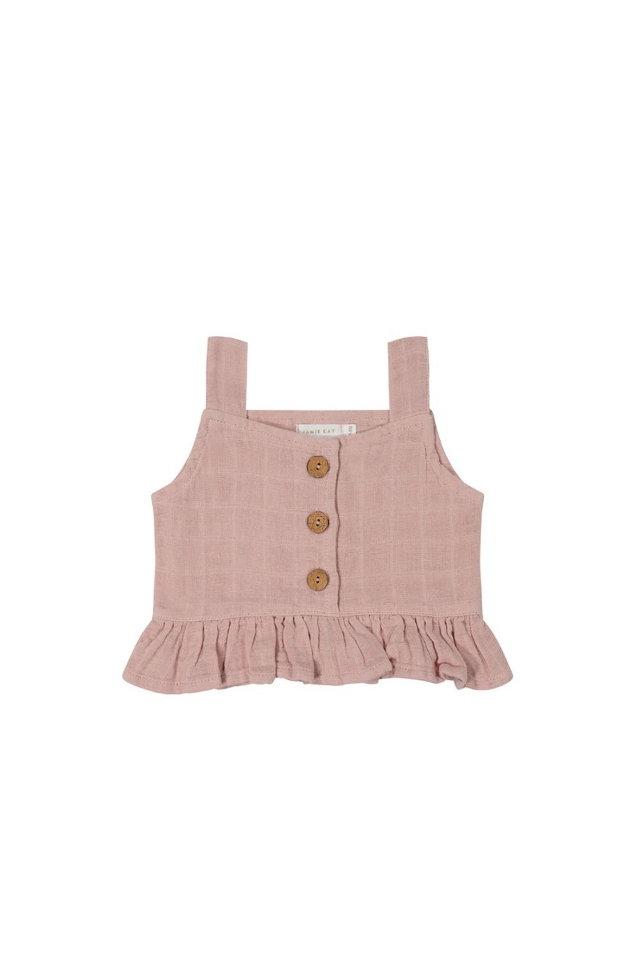 Jamie Kay | Jamie Kay Organic Cotton Muslin Indie Top - Powder Pink