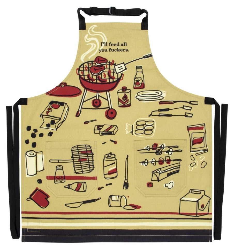 Fun & Games | Blue Q I'Ll Feed All You Fuckers Apron