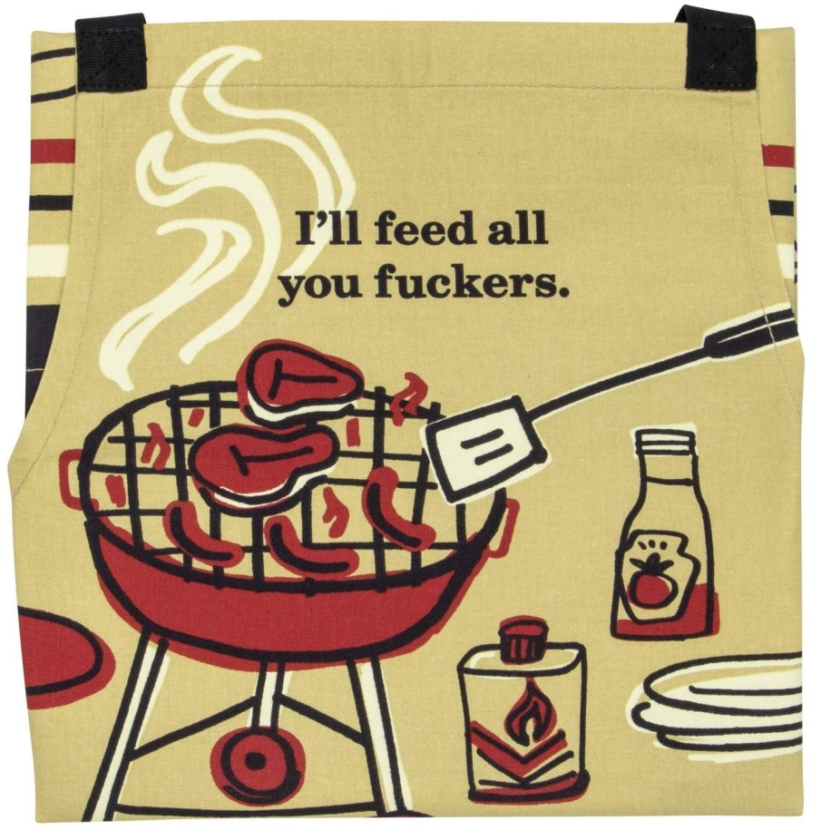 Fun & Games | Blue Q I'Ll Feed All You Fuckers Apron