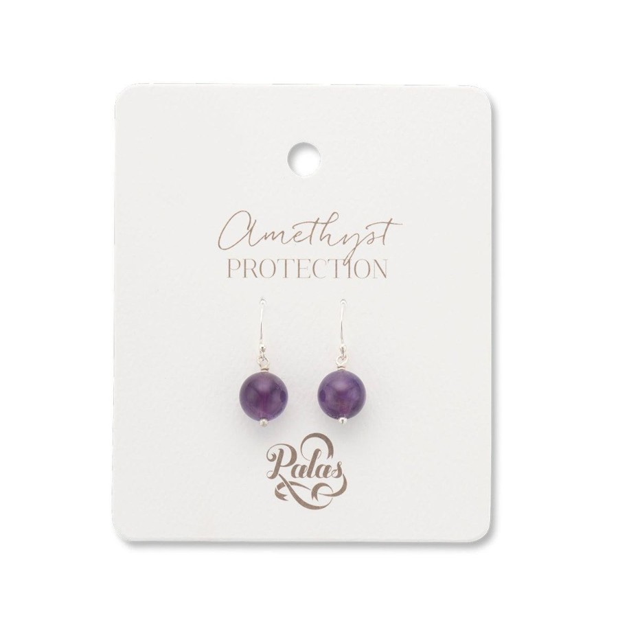 Jewellery | Palas Amethsyt Healing Gem Earrings