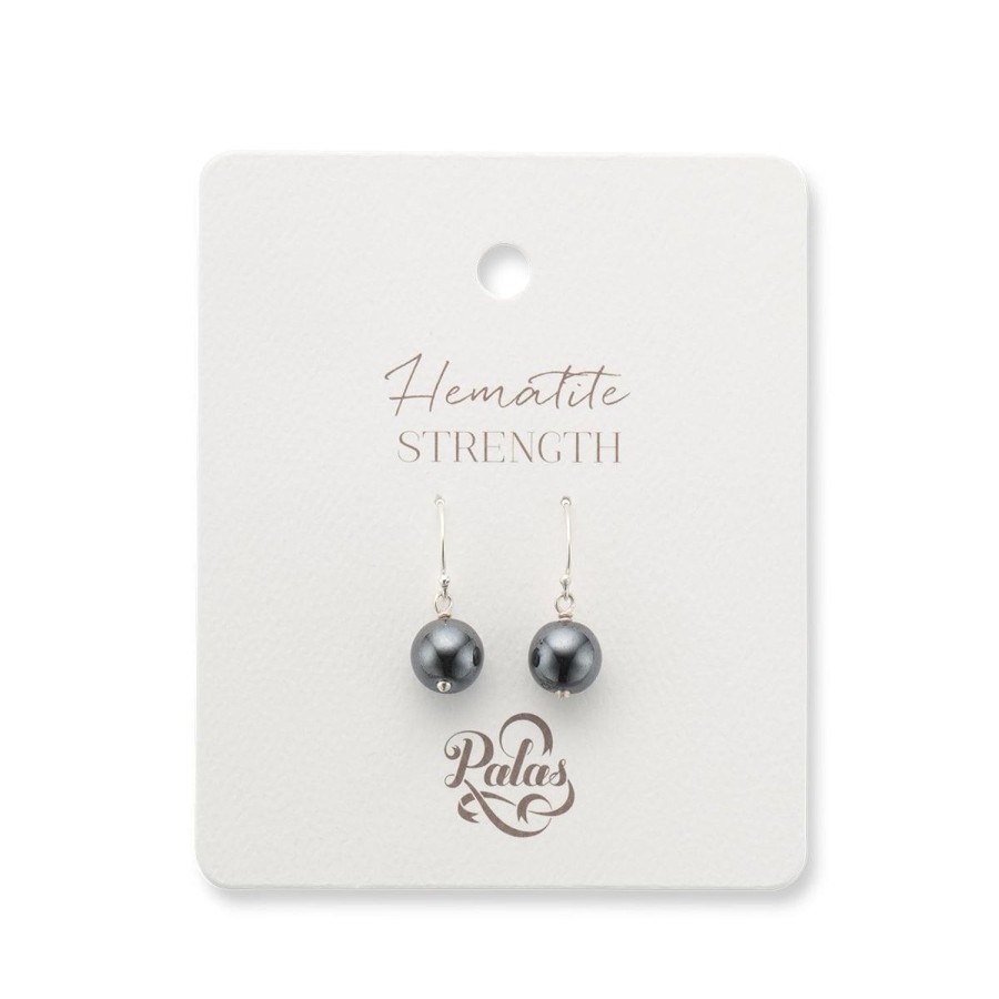 Jewellery | Palas Hematite Healing Gem Earrings