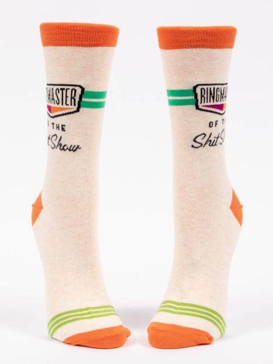 Fun & Games | Blue Q Ringmaster Of The Shit Show Women'S Crew Socks