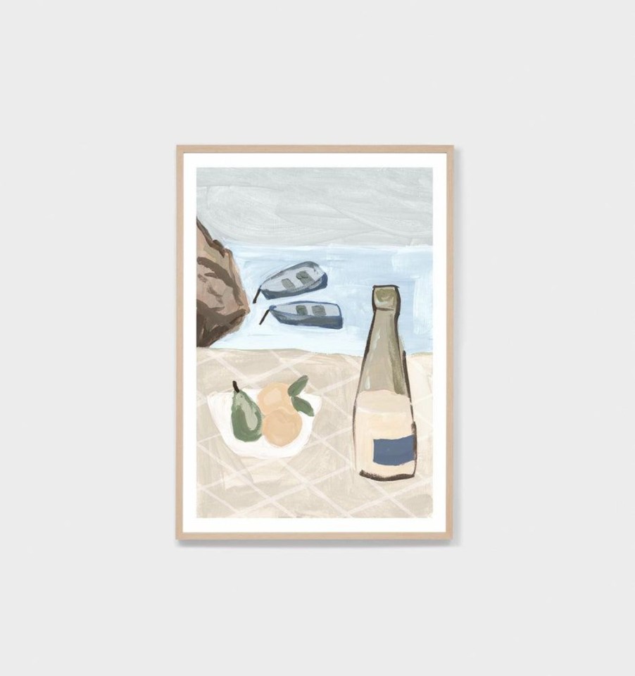 Wall Decor | Middle of Nowhere Mediterranean Alfresco Blue 3 Print