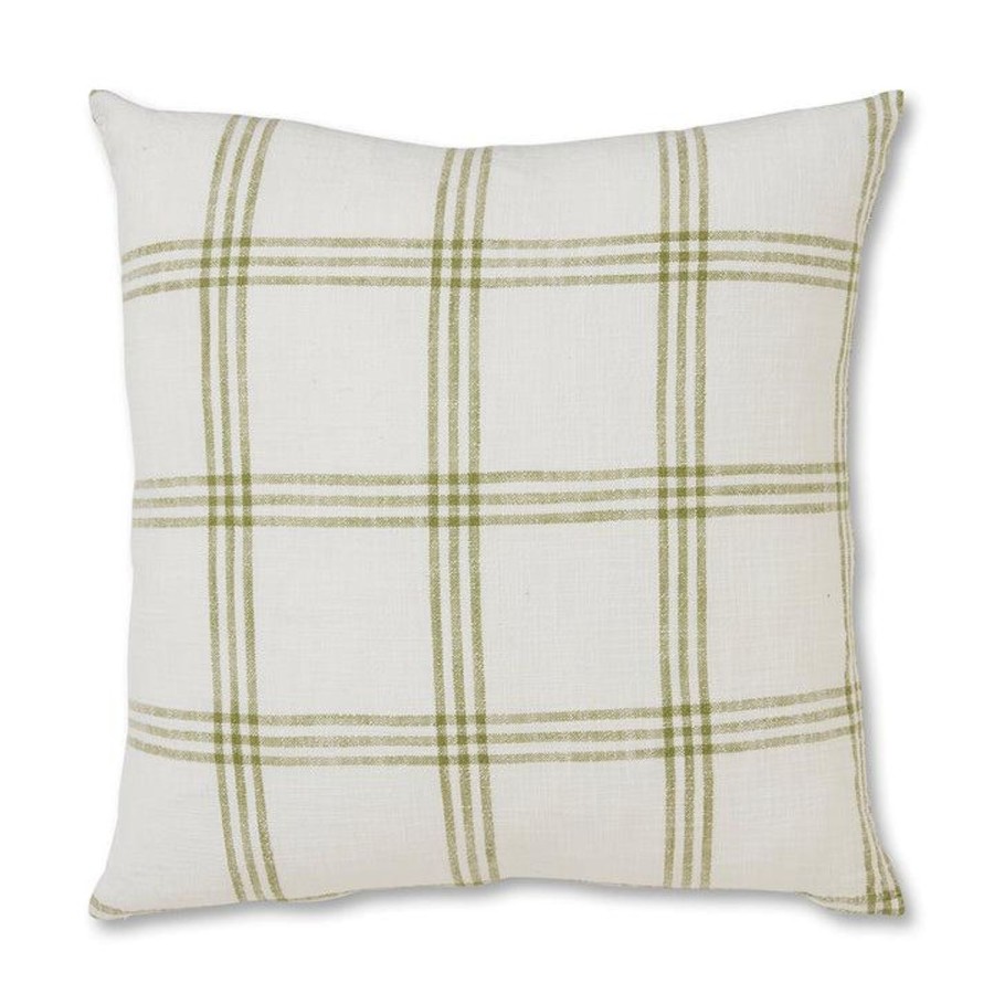 Soft Furnishings | Madras Link Marsh Green Woven Check Cushion 50X50Cm