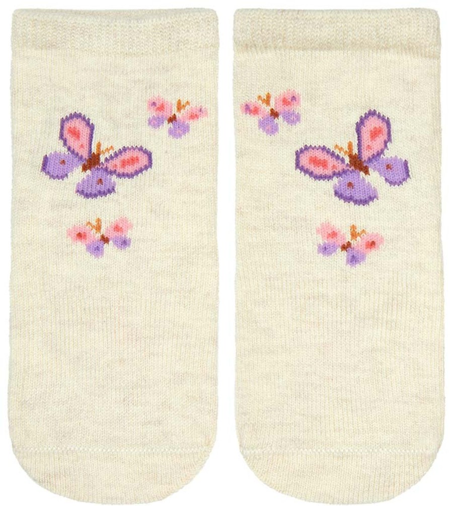 Shoes & Socks | Toshi Organic Socks Ankle Jacquard - Butterfly Bliss