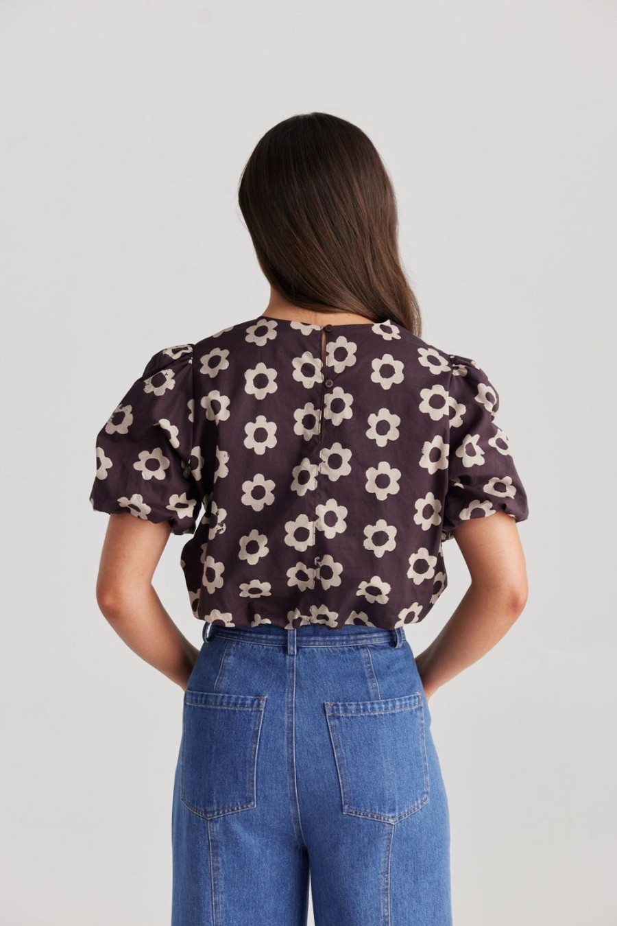 Tops | Daisy Says Frankie Top - Tonal Floral