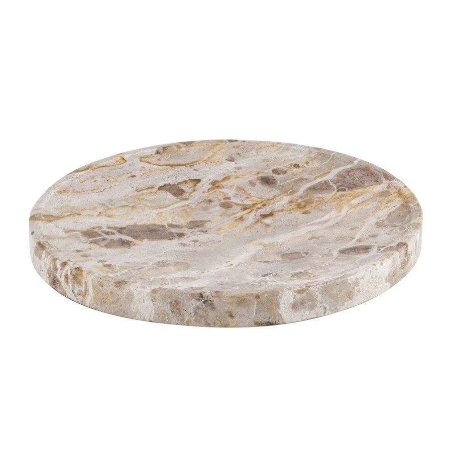 Dining & Entertaining | Grand Designs Carprani Round Serving Board - White/Beige