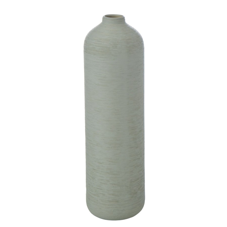 Pots, Planters & Vases | Emporium Longline Ceramic Vessel 33Cm - Grey