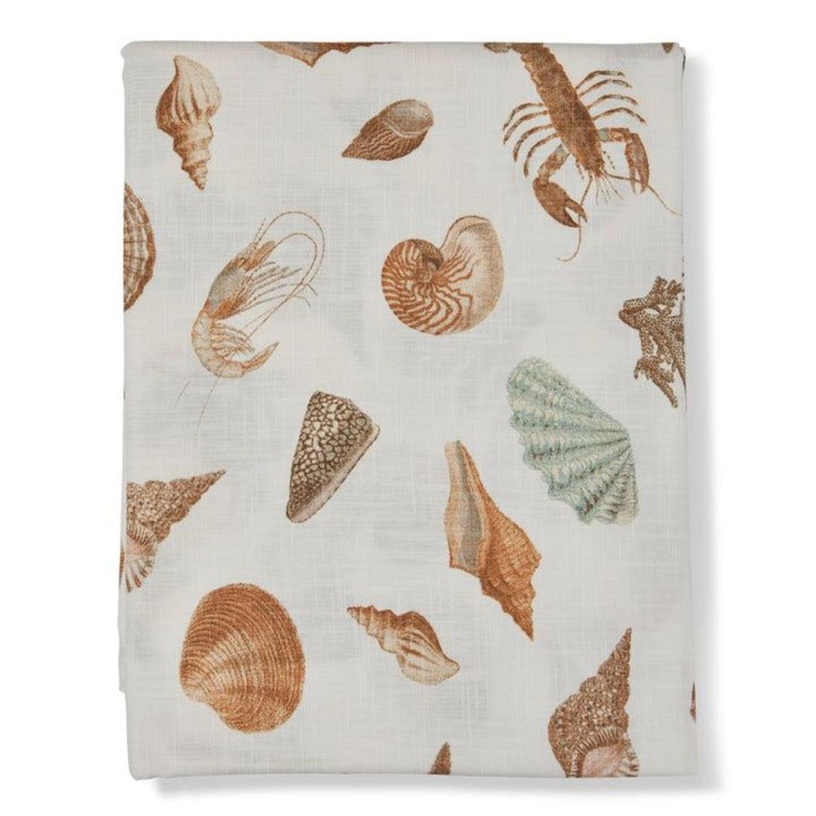 Soft Furnishings | Madras Link Shell Collection Tablecloth 150X230Cm