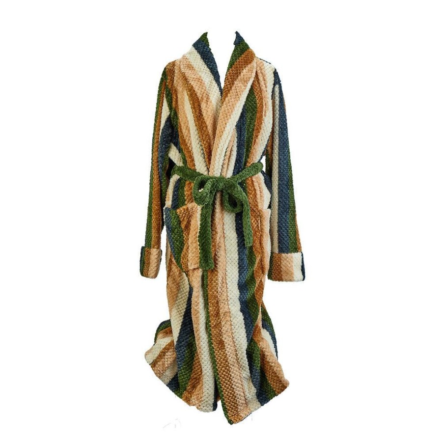 Sleepwear & Robes | Annabel Trends Bath Robe - Stripe