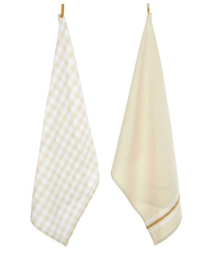 Soft Furnishings | Coast To Coast Home Germaine Set/2 Cotton Tea Towels