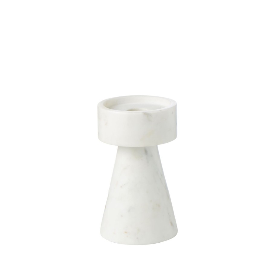 Decor Items | Amalfi Blythe Candle Holder White 15Cm