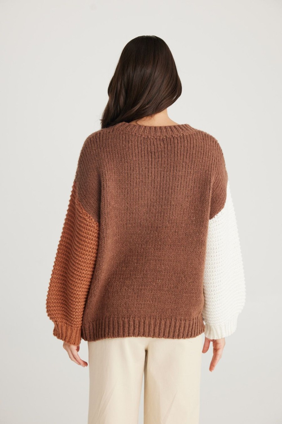 Knitwear & Jumpers | Talisman Jesse Knit - Chocolate