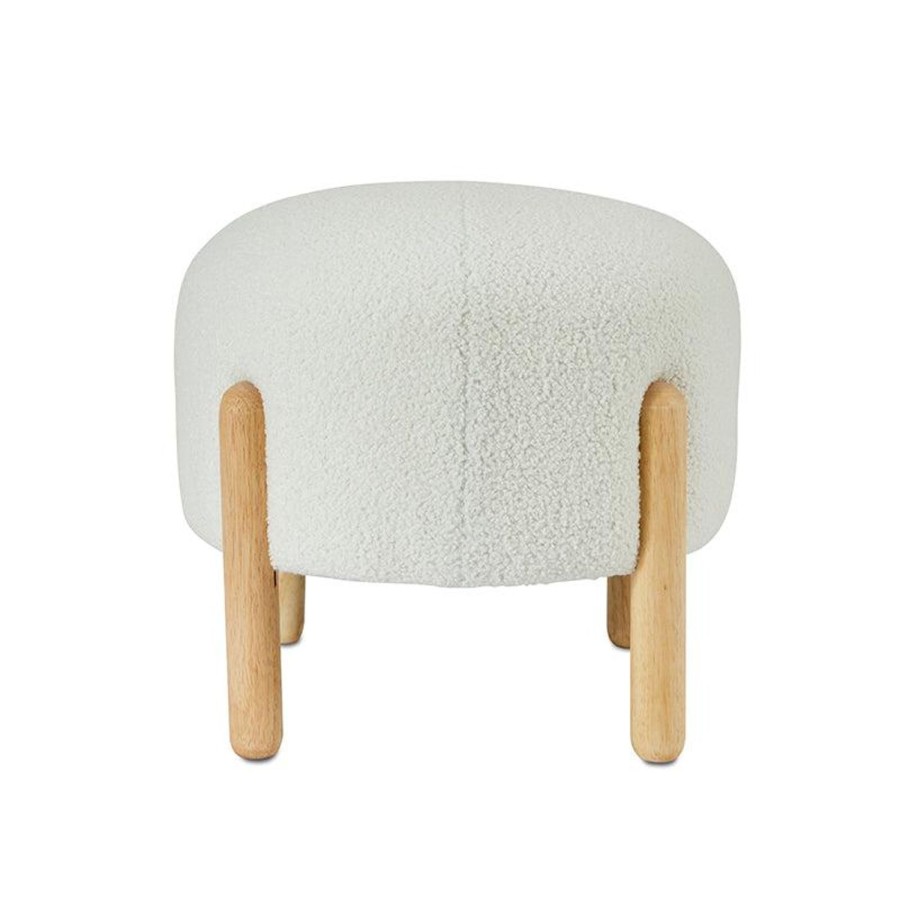 Furniture | Madras Link Trenton Cream Ottoman