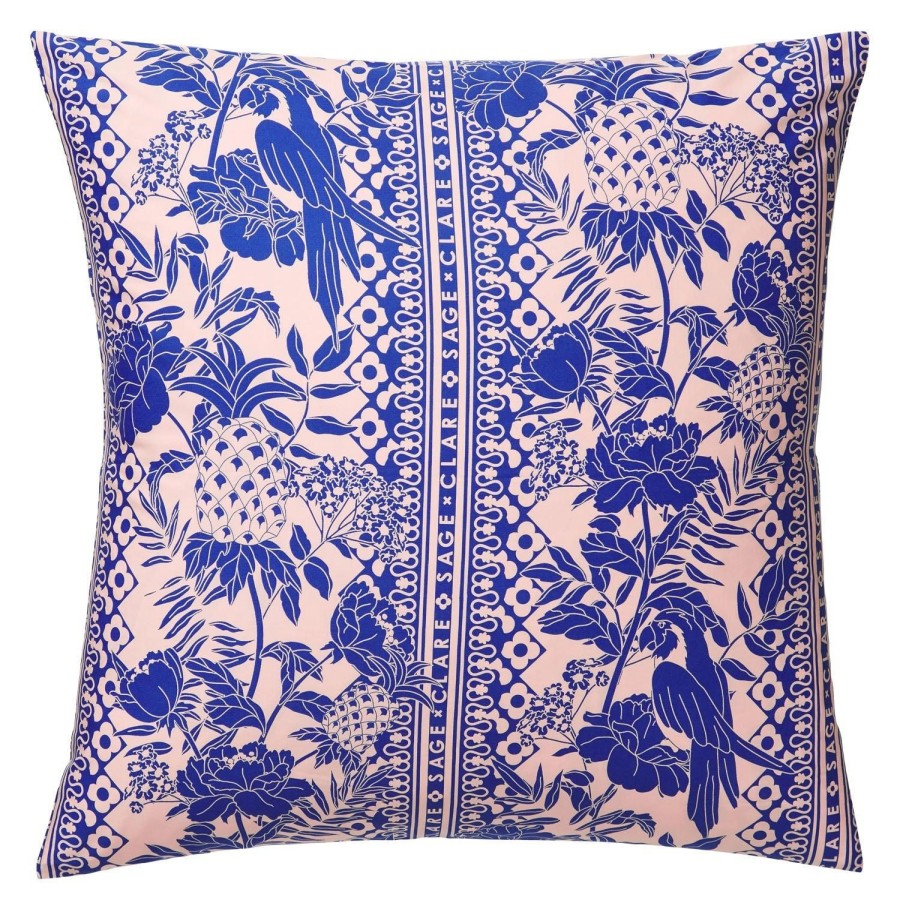 Soft Furnishings | PLAY by Sage & Clare Alexa Cotton Euro Pillowcase Set - Lapis