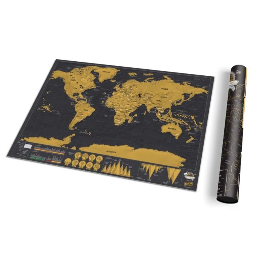 Travel & Outdoors | Luckies Scratch Map Deluxe Travel Edition