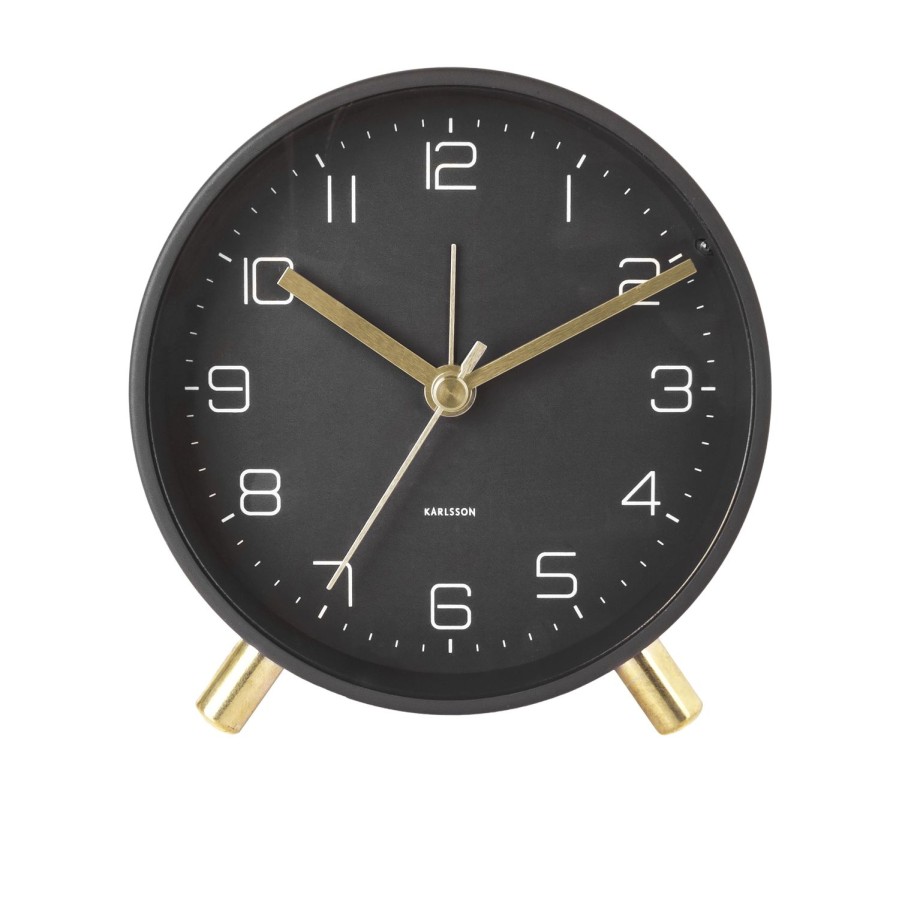 Decor Items | Karlsson Lofty Alarm Clock - Black