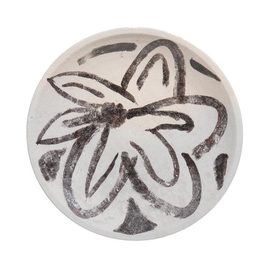 Decor Items | Pure Homewares Boyle Terracotta Abstract Light Grey Plate - Large