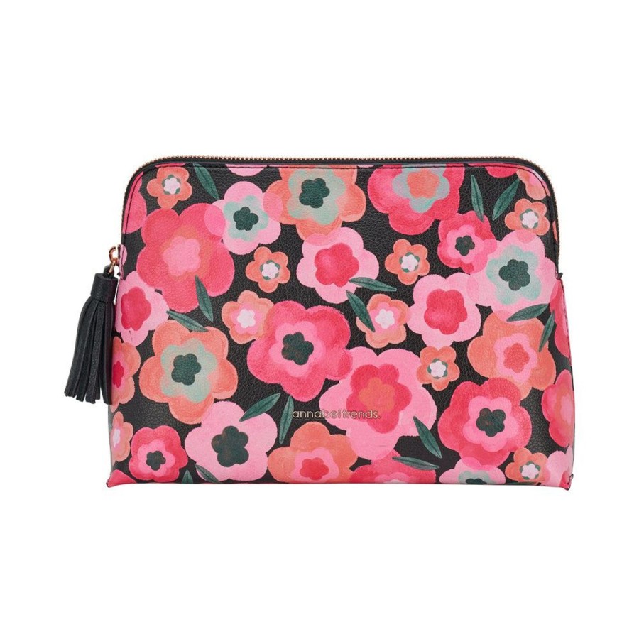 Beauty & Well-Being | Annabel Trends Vanity Bag Large - Midnight Blooms