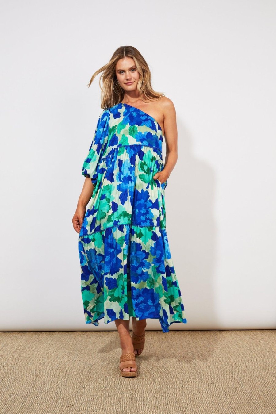 Dresses | Haven Cayman One Shoulder Dress - Bermuda