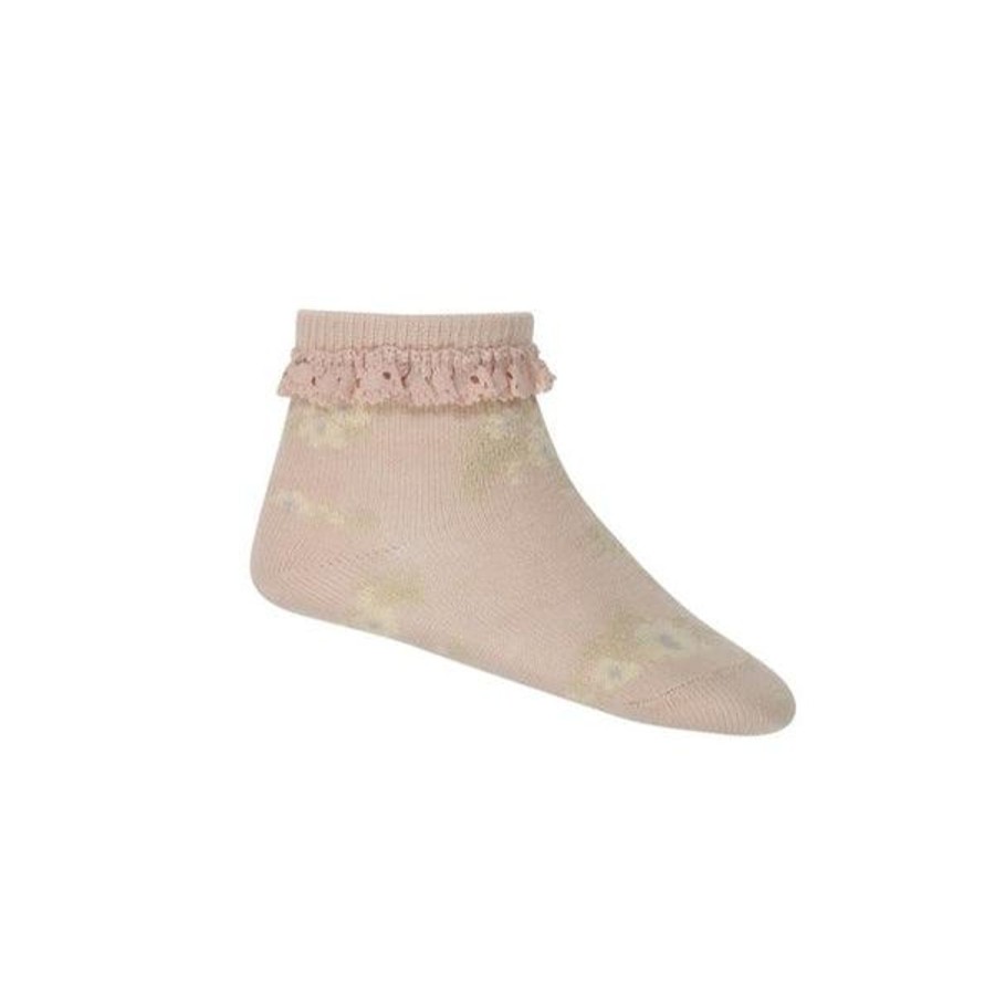 Shoes & Socks | Jamie Kay Jacquard Floral Sock - Petite Fleur Pillow