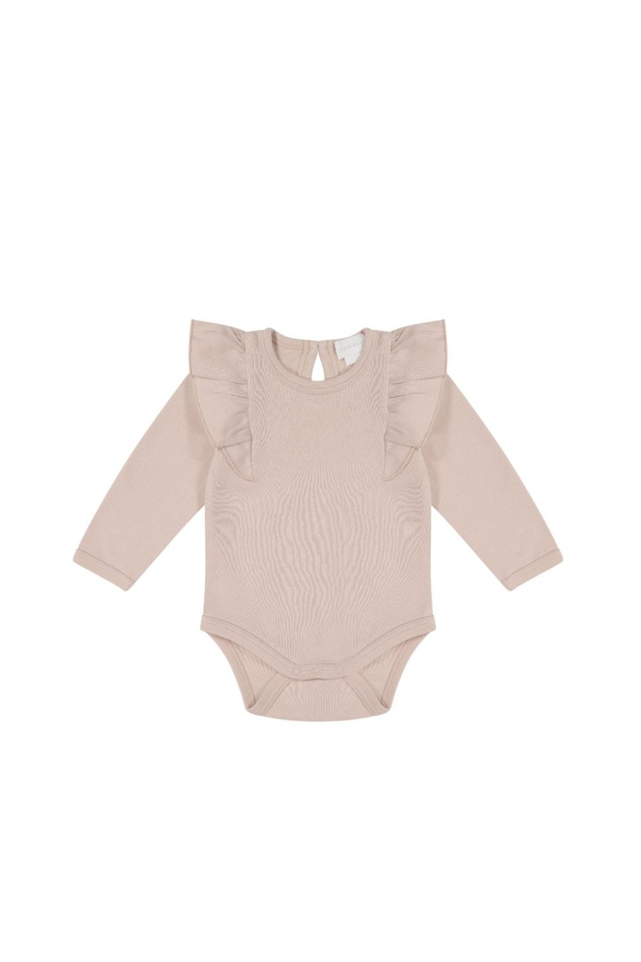 Clothing & Accessories | Jamie Kay Pima Cotton Fleur Long Sleeve Bodysuit - Dusky Rose