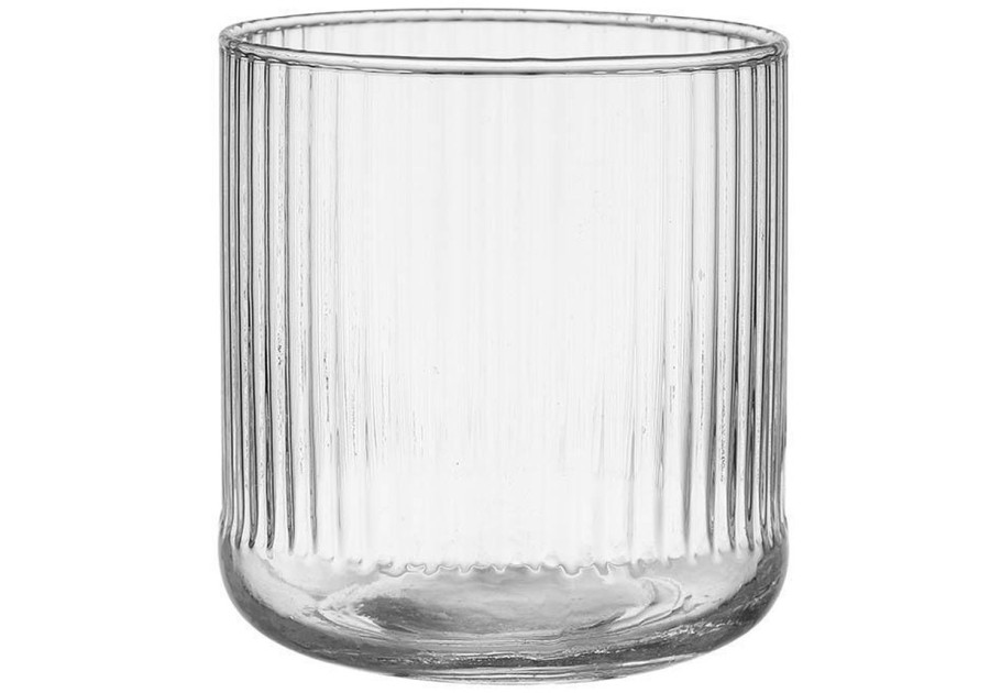 Dining & Entertaining | Ladelle Zephyr Ribbed Clear Glass Tumbler