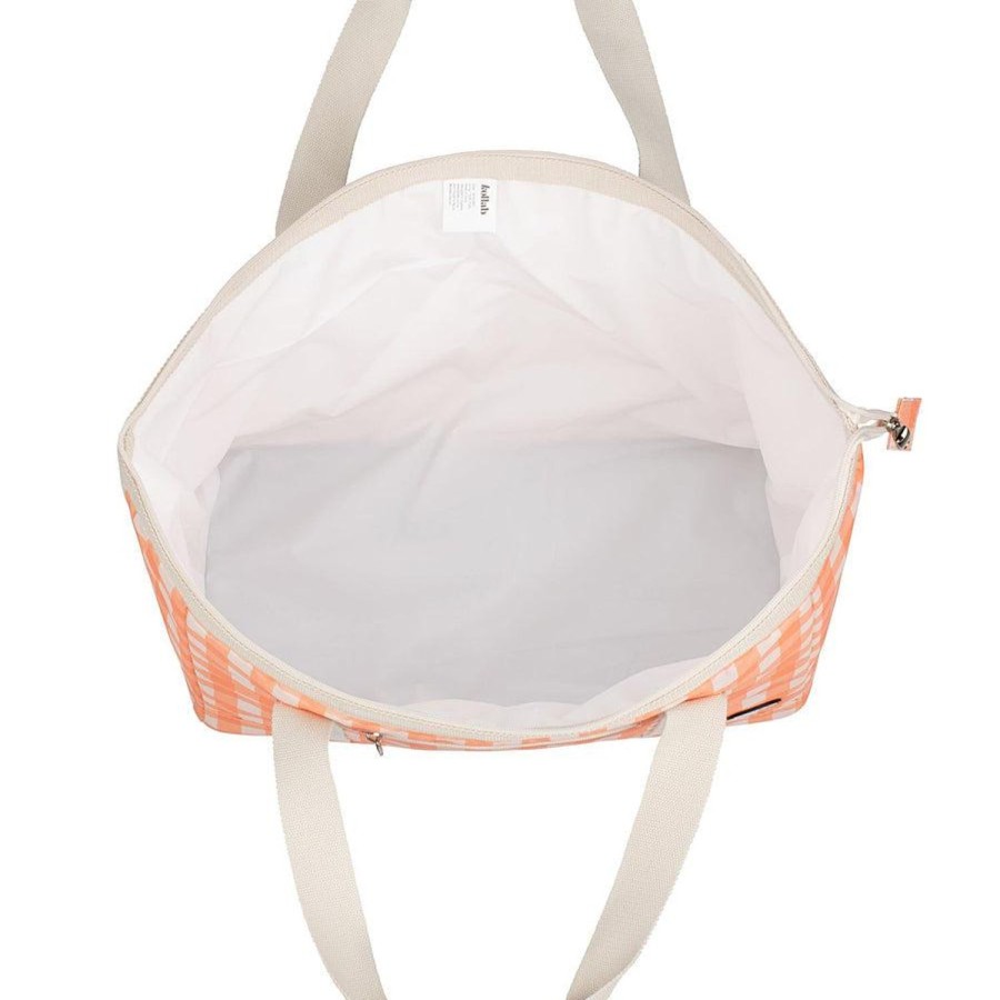 Travel & Outdoors | Kollab Tote Bag Apricot Check