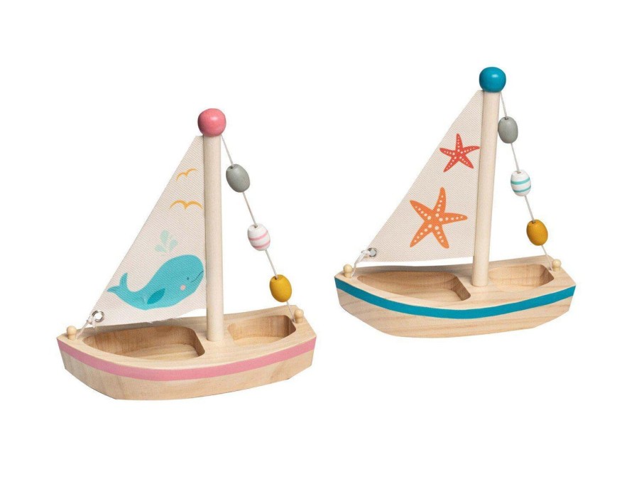 Toys | Eleganter Calm & Breezy Wooden Sail Boat