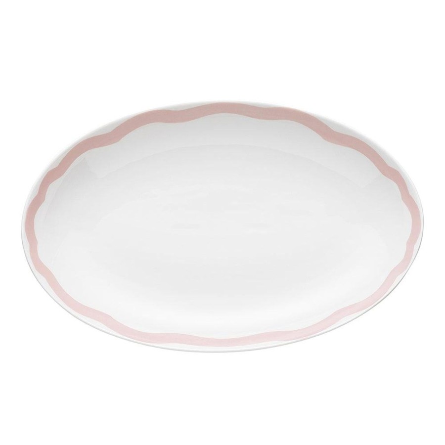 Dining & Entertaining | Ecology La Mer Oval Platter 32Cm Blush