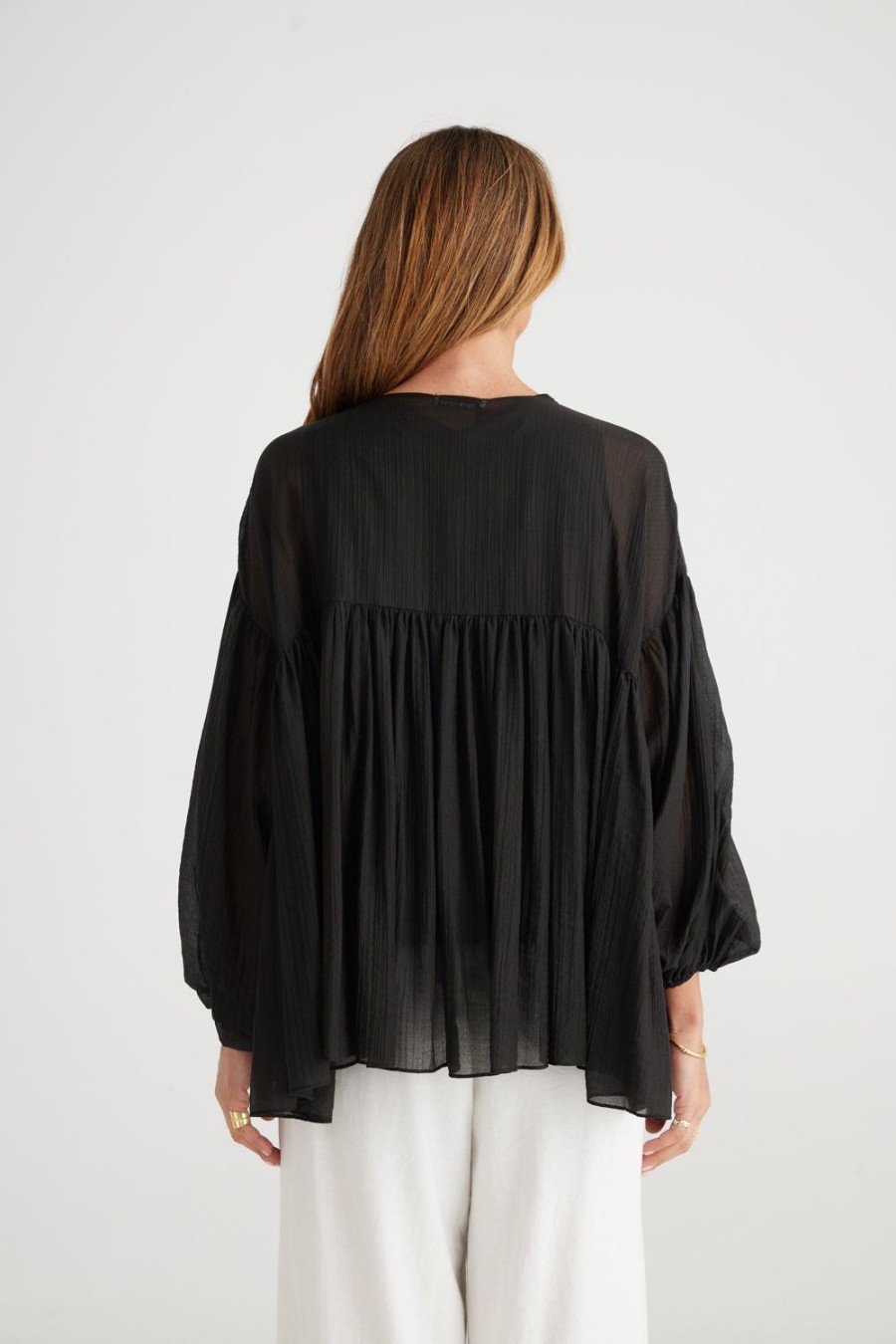 Tops | Brave & True Dahla Top - Black