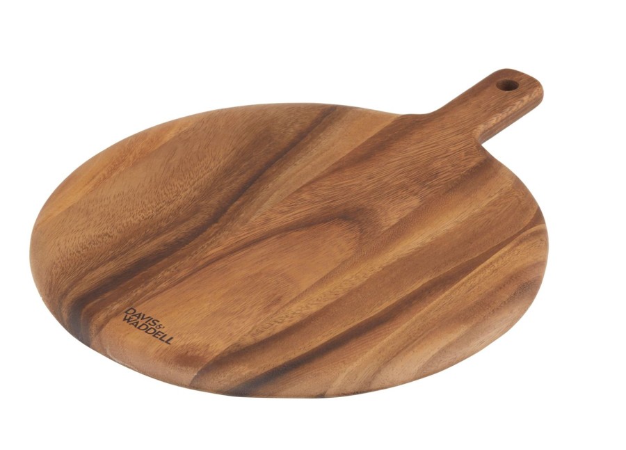 Dining & Entertaining | Davis & Waddell Arden Acacia Wood Round Paddle Board 50Cm