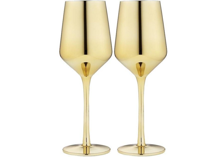 Dining & Entertaining | Tempa Aurora Gold Wine Glass - Pack Of 2