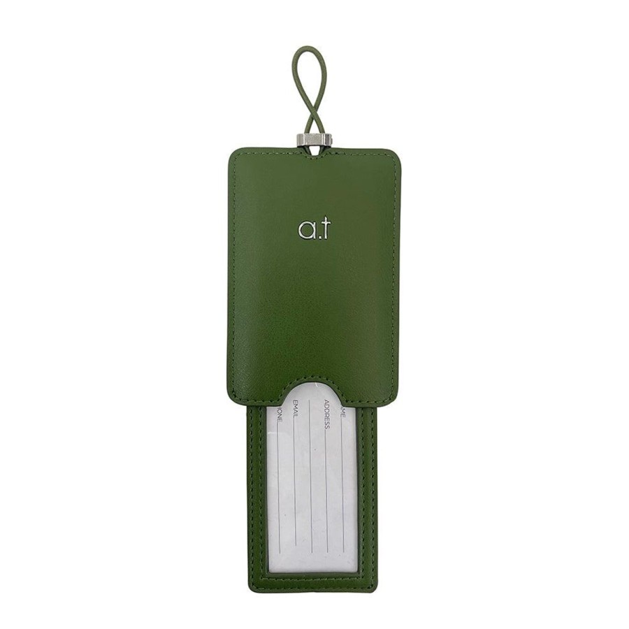 Travel & Outdoors | Annabel Trends Stripe Luggage Tag - Olive