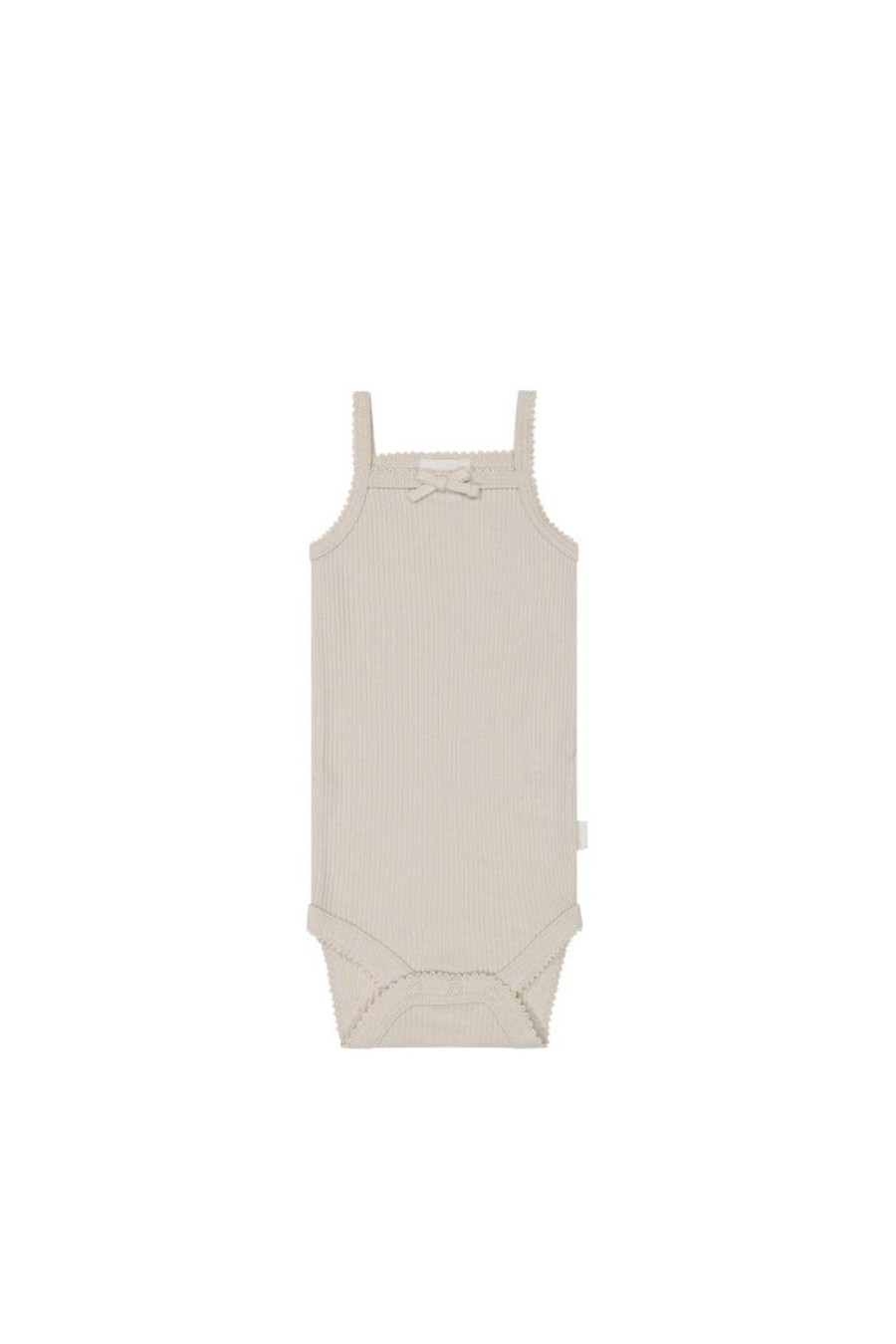 Clothing & Accessories | Jamie Kay Organic Cotton Modal Singlet Bodysuit - Beech