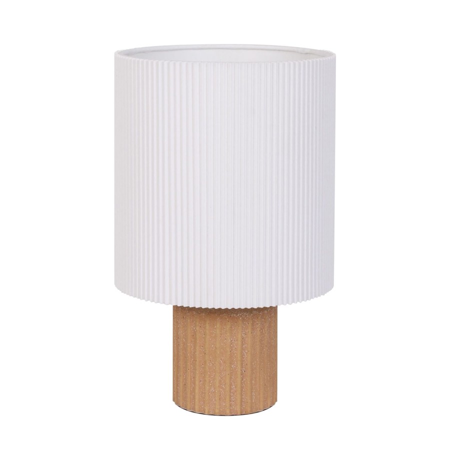 Lighting | Amalfi Pavillion Table Lamp - Coral/White