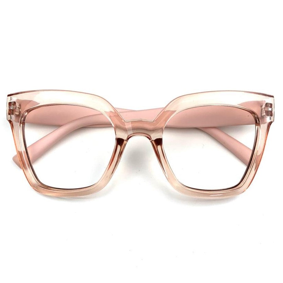 Headwear & Sunglasses | Captivated Soul Valentina Anti-Blue Reading Glasses - Blush