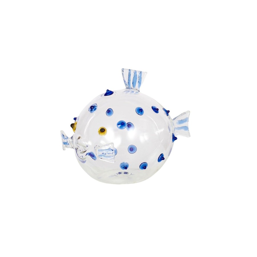 Decor Items | Coast To Coast Home Puffer Fish Glass Sculpture