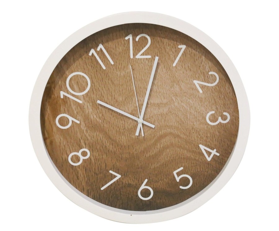 Wall Decor | Robert Mark Betty Wall Clock 50Cm - White