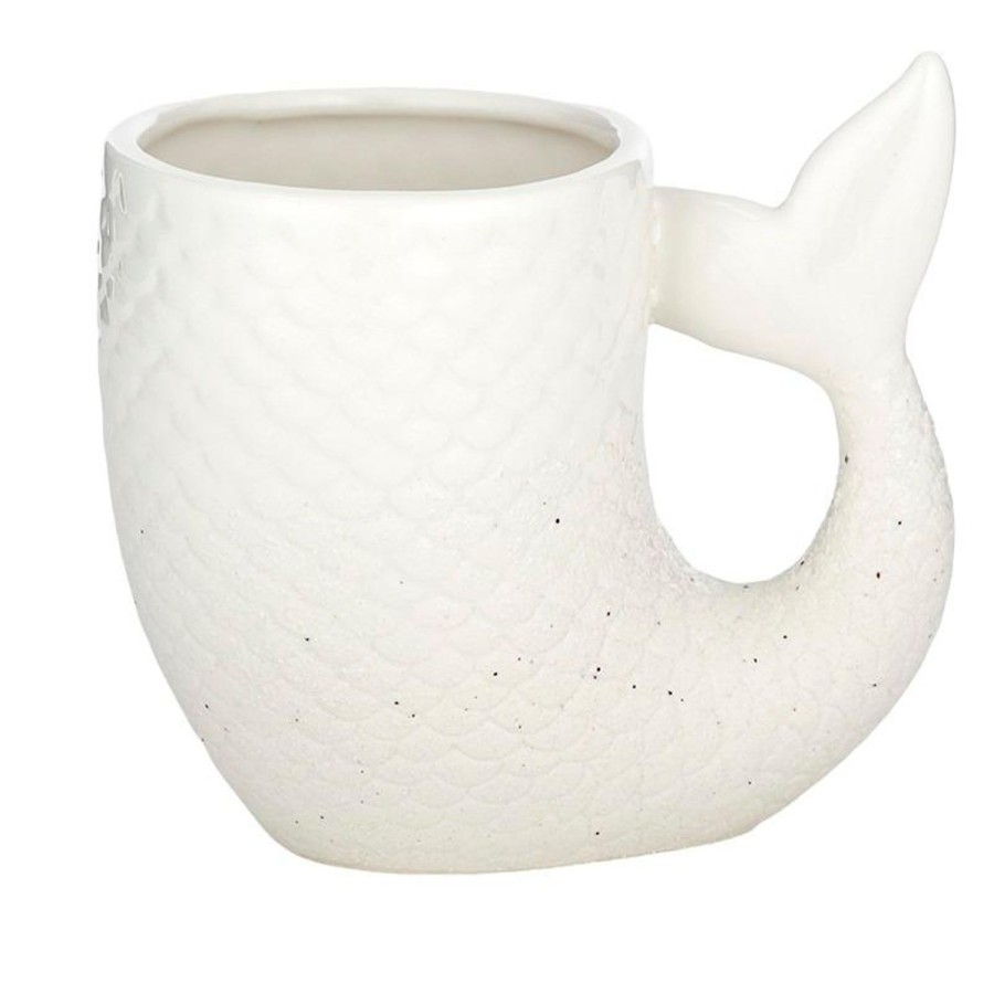 Pots, Planters & Vases | Coast To Coast Home Fabian Fishtail Ceramic Pot - White