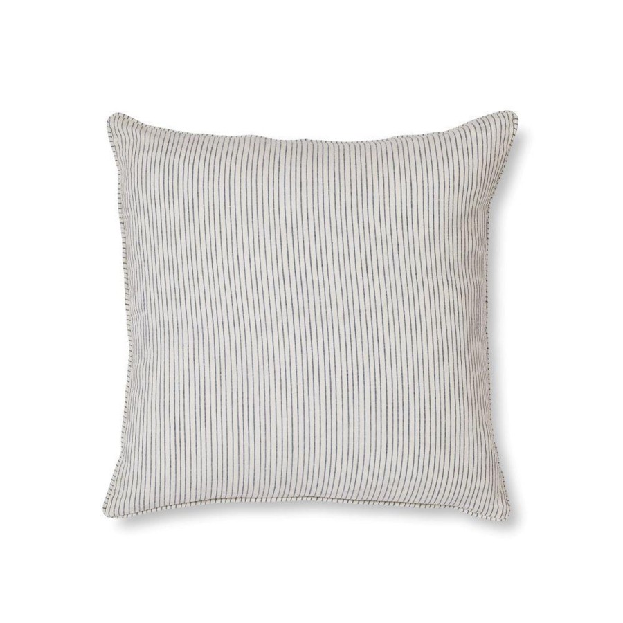 Soft Furnishings | Madras Link Long Island Navy Pinstripe Cushion 55X55Cm