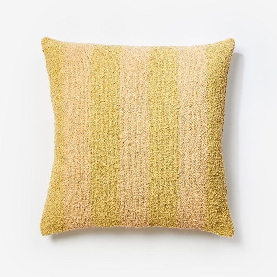 Soft Furnishings | Bonnie & Neil Boucle Stripe Wheat 60Cm Cushion