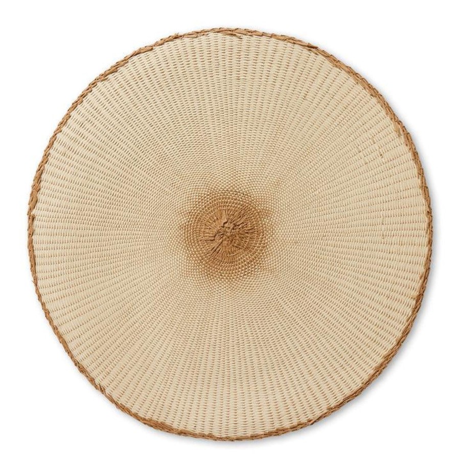 Dining & Entertaining | Madras Link Angus Natural Round Placemat