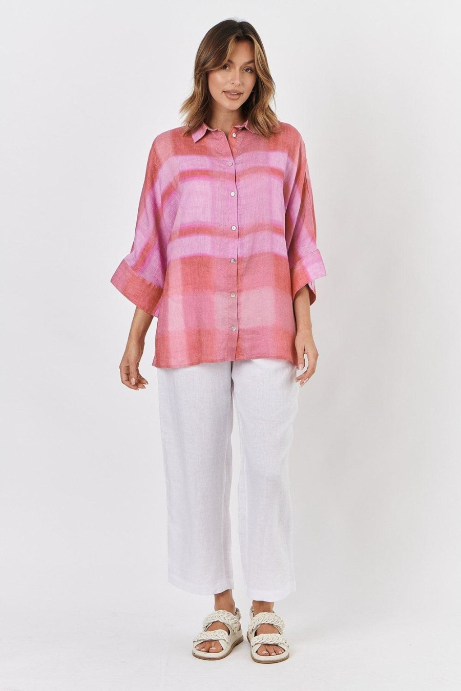 Tops | Naturals by O&J Layla Shirt - Ombre