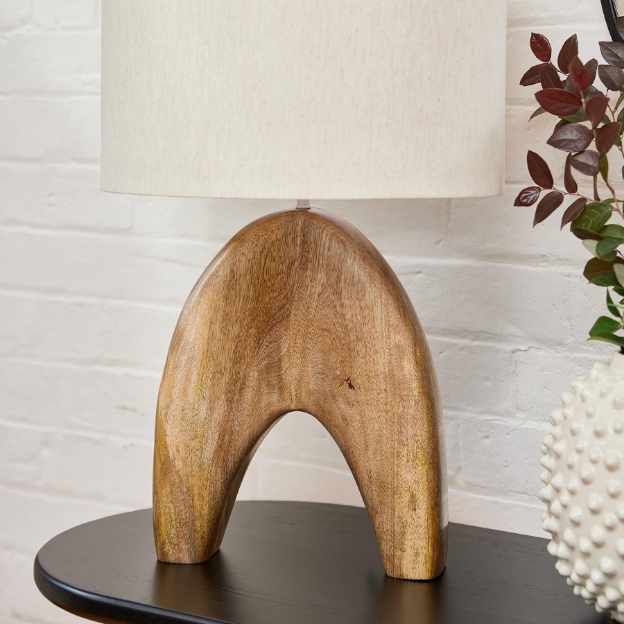 Lighting | Madras Link Darcy Mango Wood Lamp