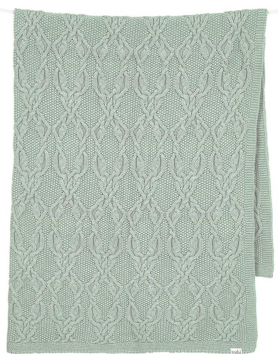 Nursery & Nurture | Toshi Organic Blanket Bowie Jade